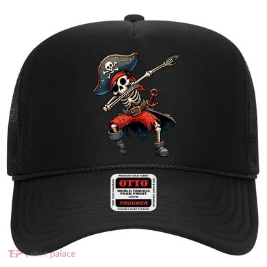 Dabbing Skeleton Pirate Hat