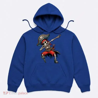 Dabbing Skeleton Pirate Hoodie