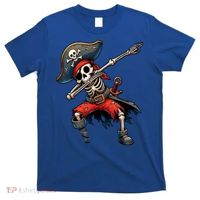 Dabbing Skeleton Pirate T-Shirt