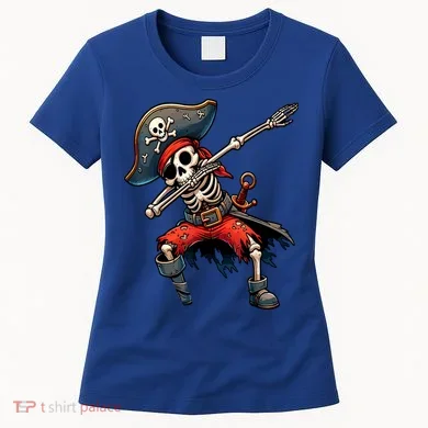 Dabbing Skeleton Pirate Women's T-Shirt