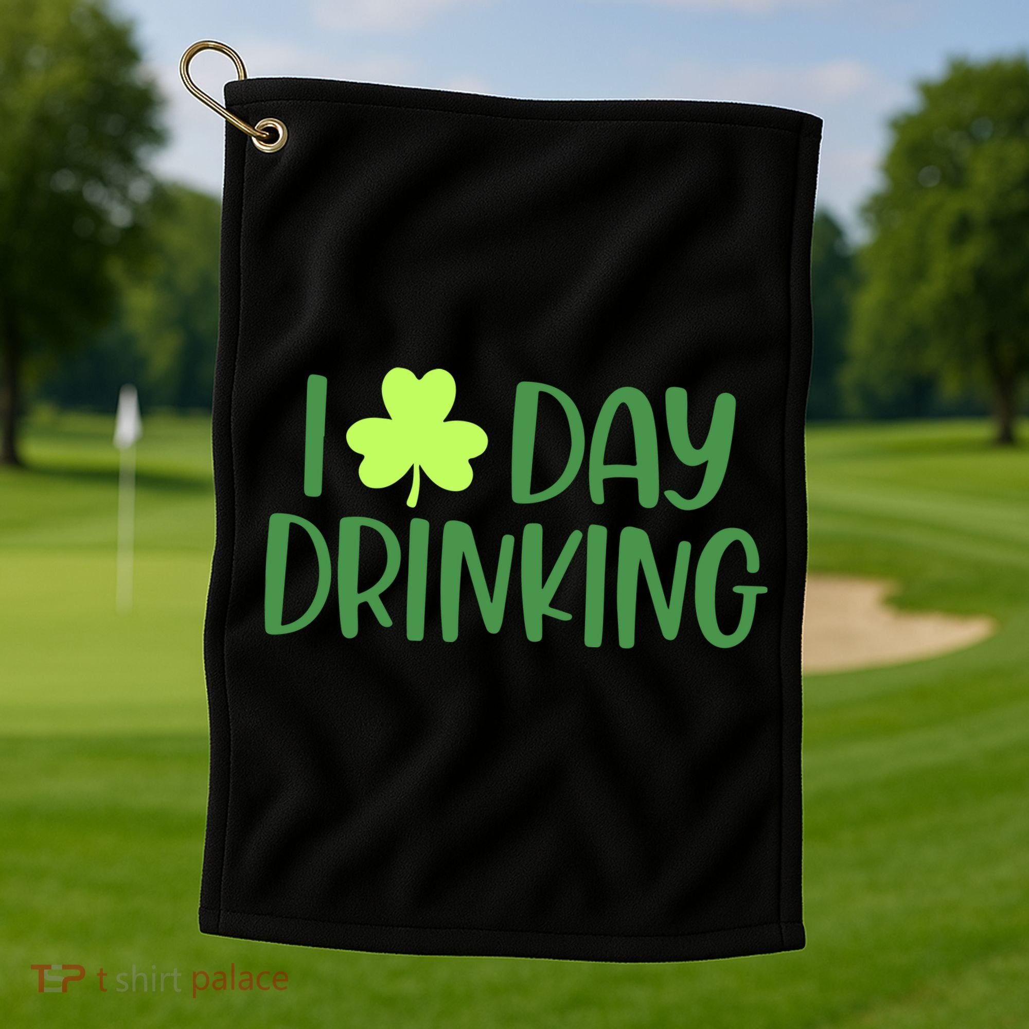Drinking St Patricks Day, Funny St Patricks Day, St Patricks Day Golf Towel