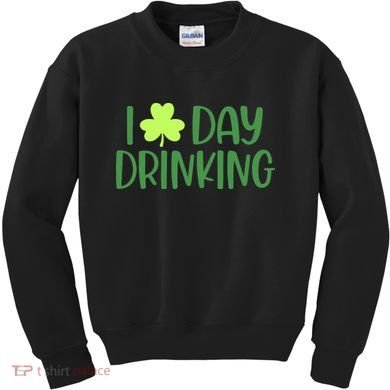 Drinking St Patricks Day, Funny St Patricks Day, St Patricks Day Kids Sweatshirt