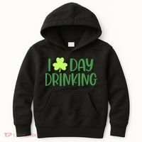 Drinking St Patricks Day, Funny St Patricks Day, St Patricks Day Kids Hoodie thumb 0