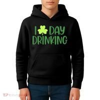 Drinking St Patricks Day, Funny St Patricks Day, St Patricks Day Kids Hoodie thumb 4