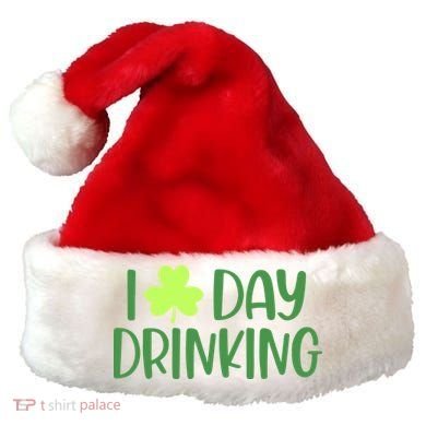 Drinking St Patricks Day, Funny St Patricks Day, St Patricks Day Santa Hat