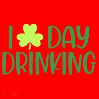 Drinking St Patricks Day, Funny St Patricks Day, St Patricks Day Santa Hat thumb 1