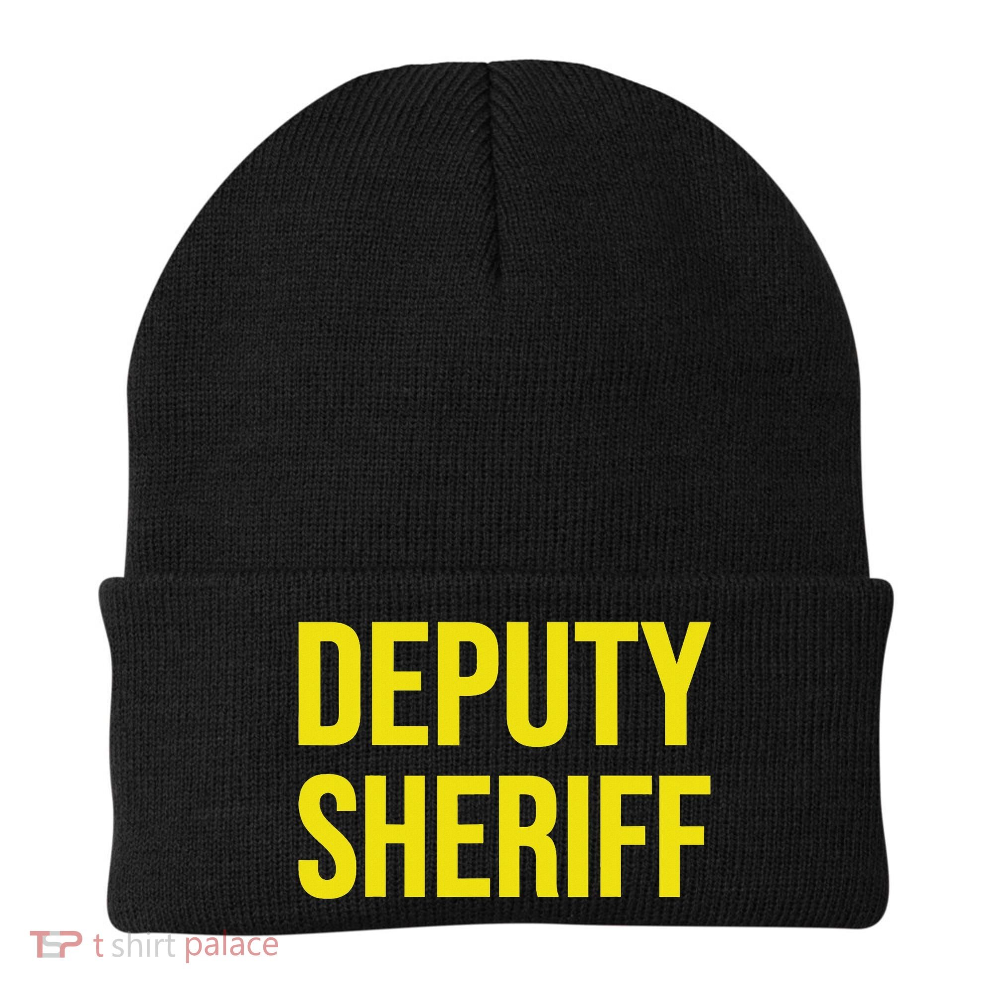 Deputy Sheriff Police Law Enforcement Uniform Costume Beanie