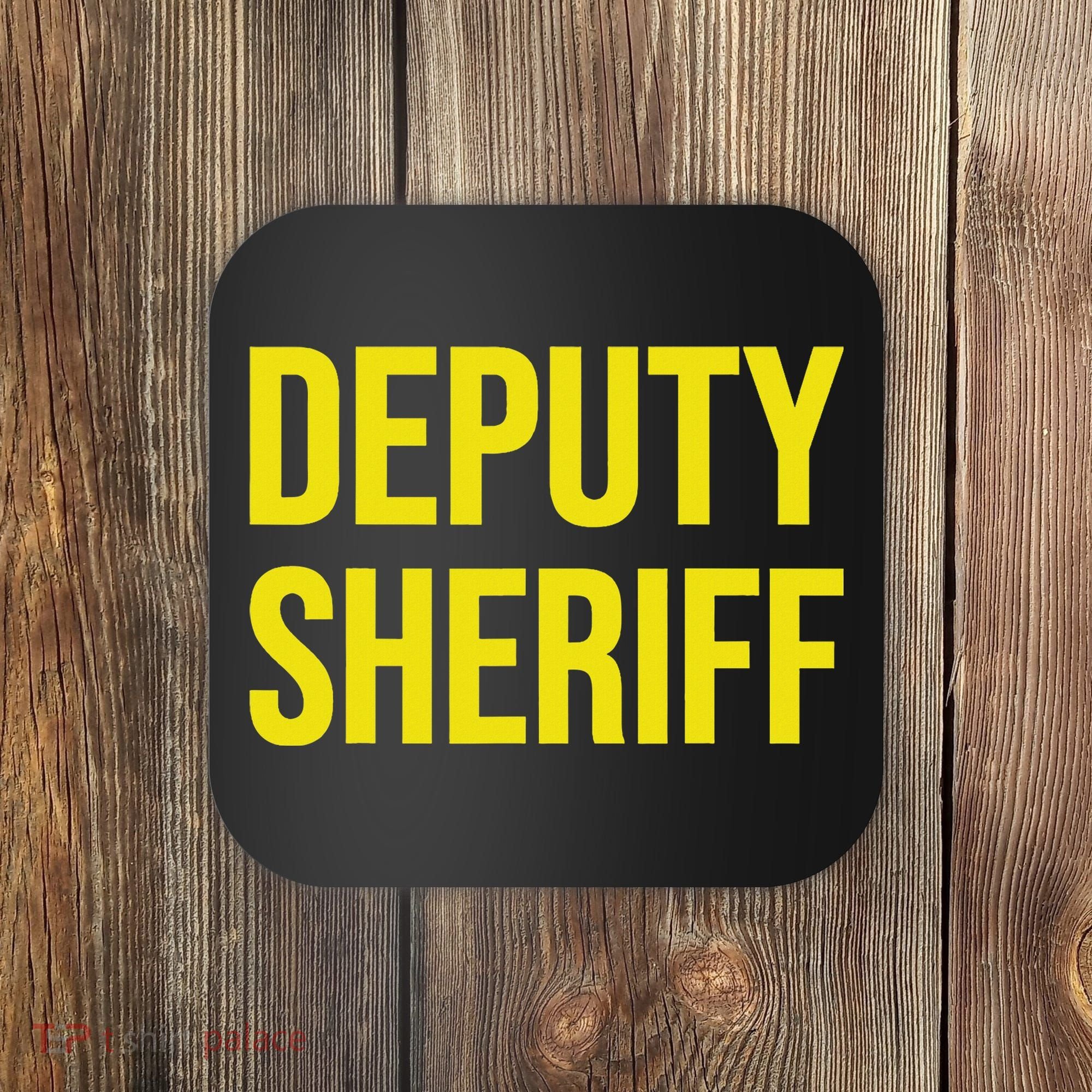 Deputy Sheriff Police Law Enforcement Uniform Costume Coaster