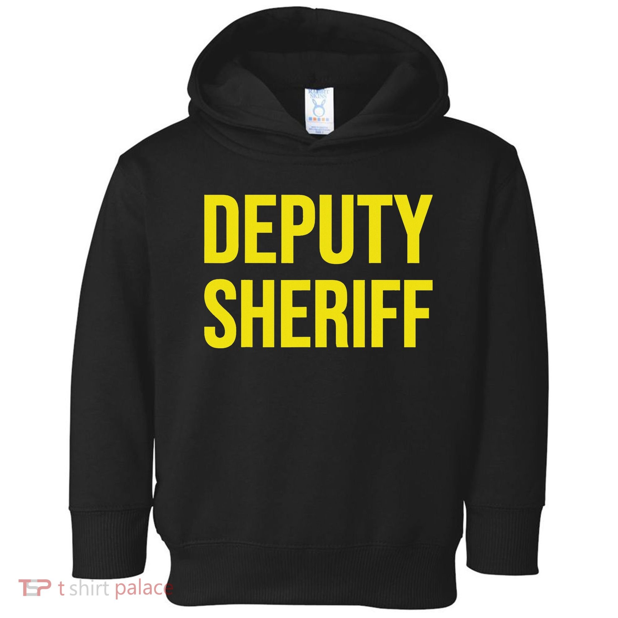 Deputy Sheriff Police Law Enforcement Uniform Costume Toddler Hoodie