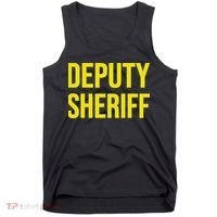 Deputy Sheriff Police Law Enforcement Uniform Costume Tank Top thumb 0