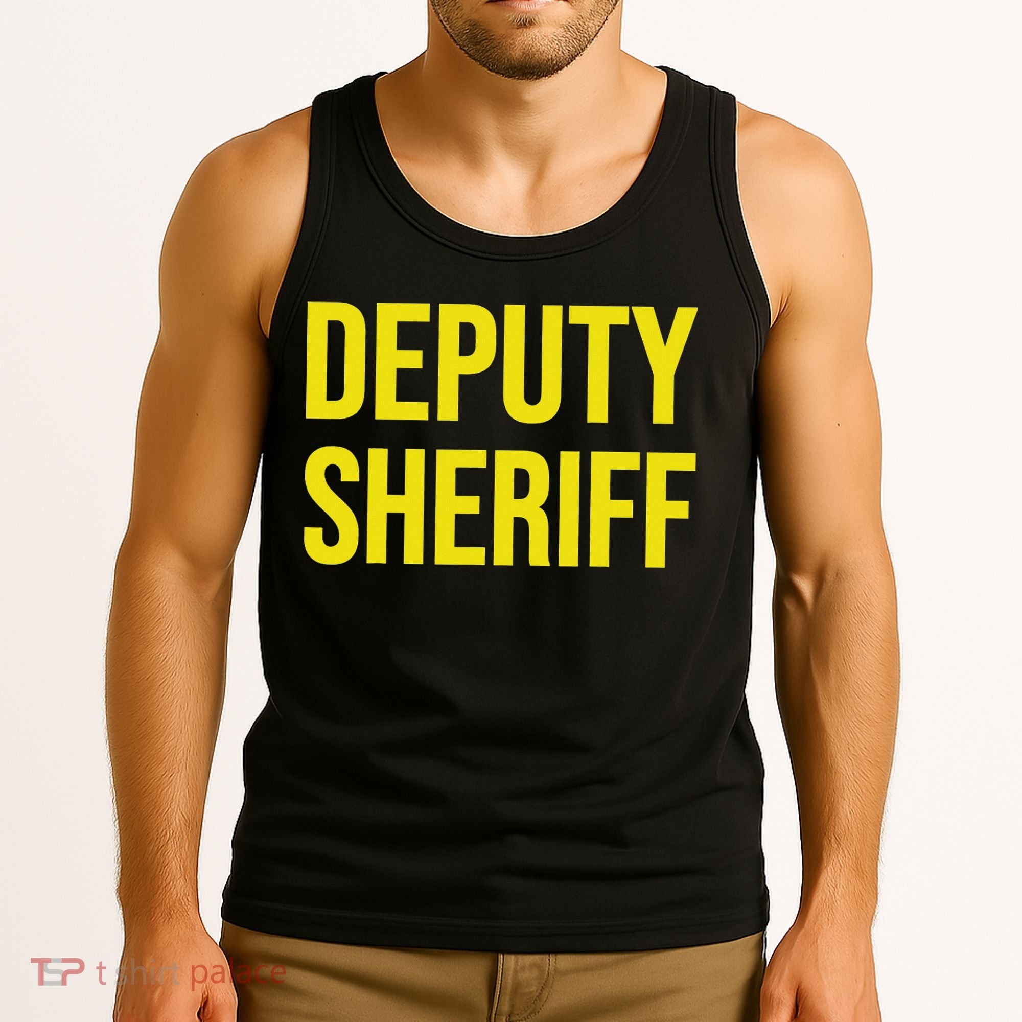 Deputy Sheriff Police Law Enforcement Uniform Costume Tank Top