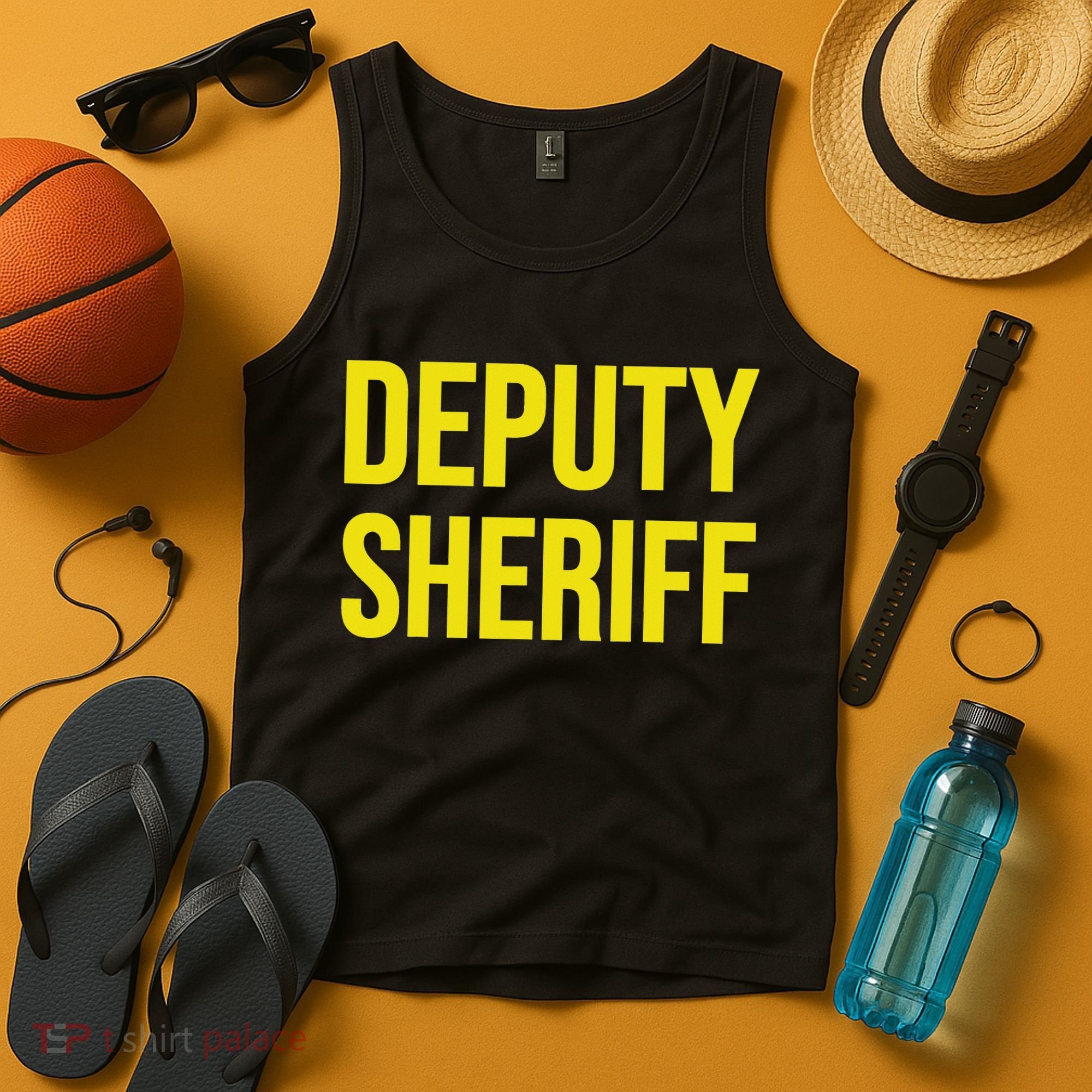 Deputy Sheriff Police Law Enforcement Uniform Costume Tank Top