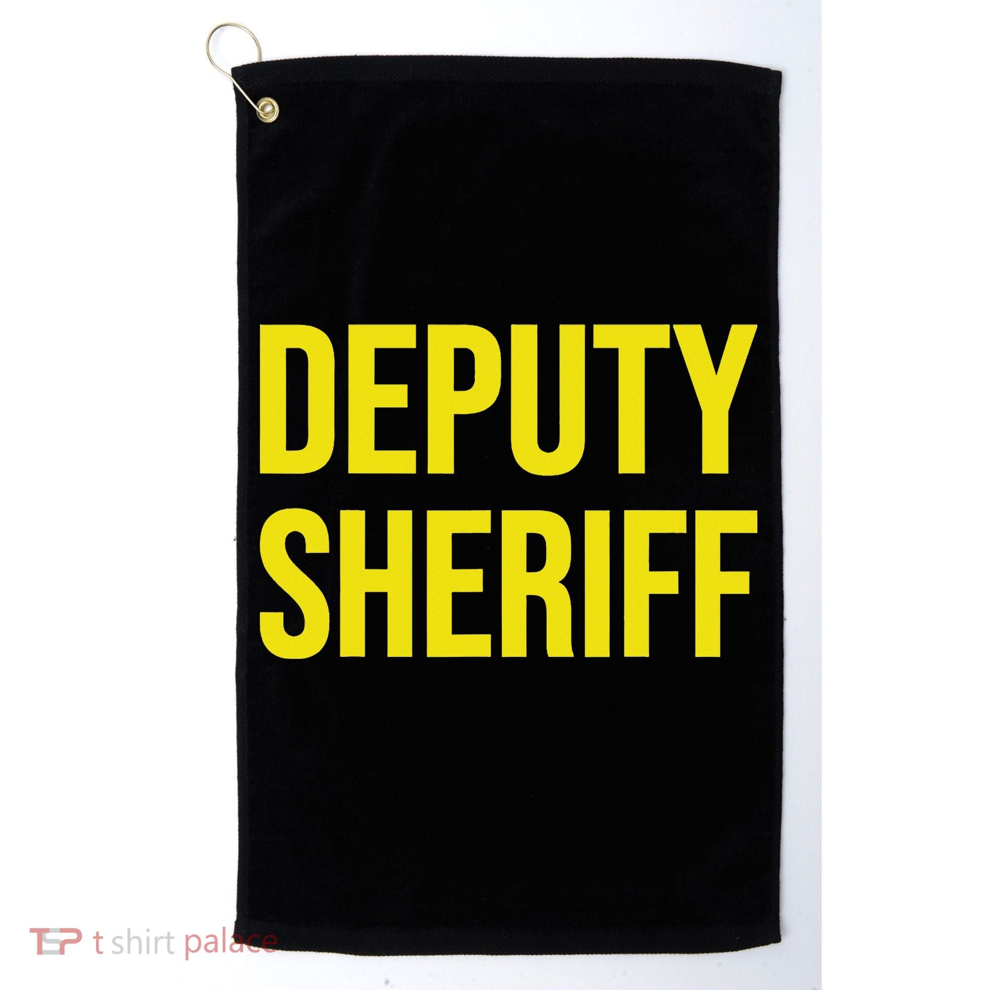 Deputy Sheriff Police Law Enforcement Uniform Costume Golf Towel