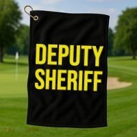 Deputy Sheriff Police Law Enforcement Uniform Costume Golf Towel thumb 1