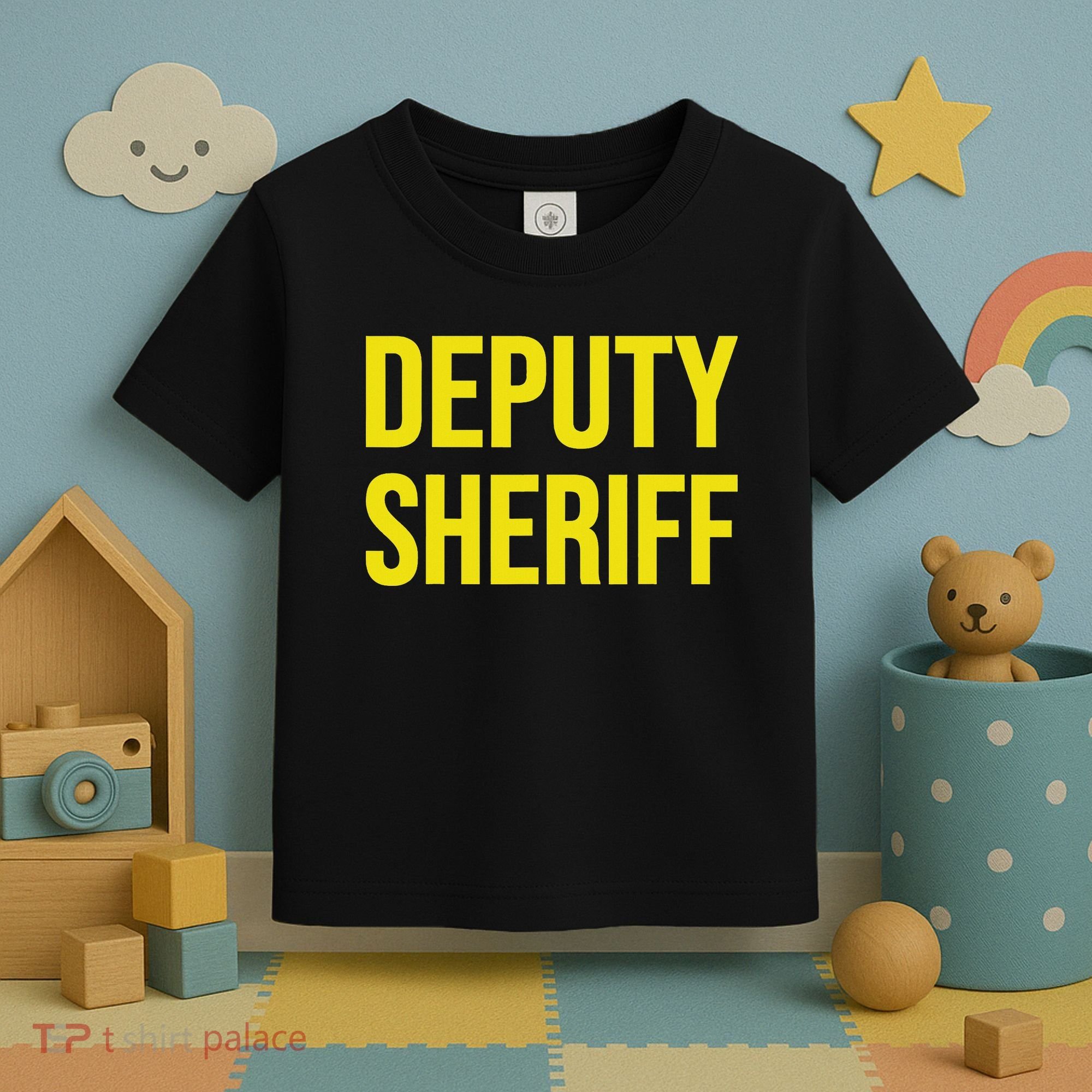 Deputy Sheriff Police Law Enforcement Uniform Costume Toddler T-Shirt