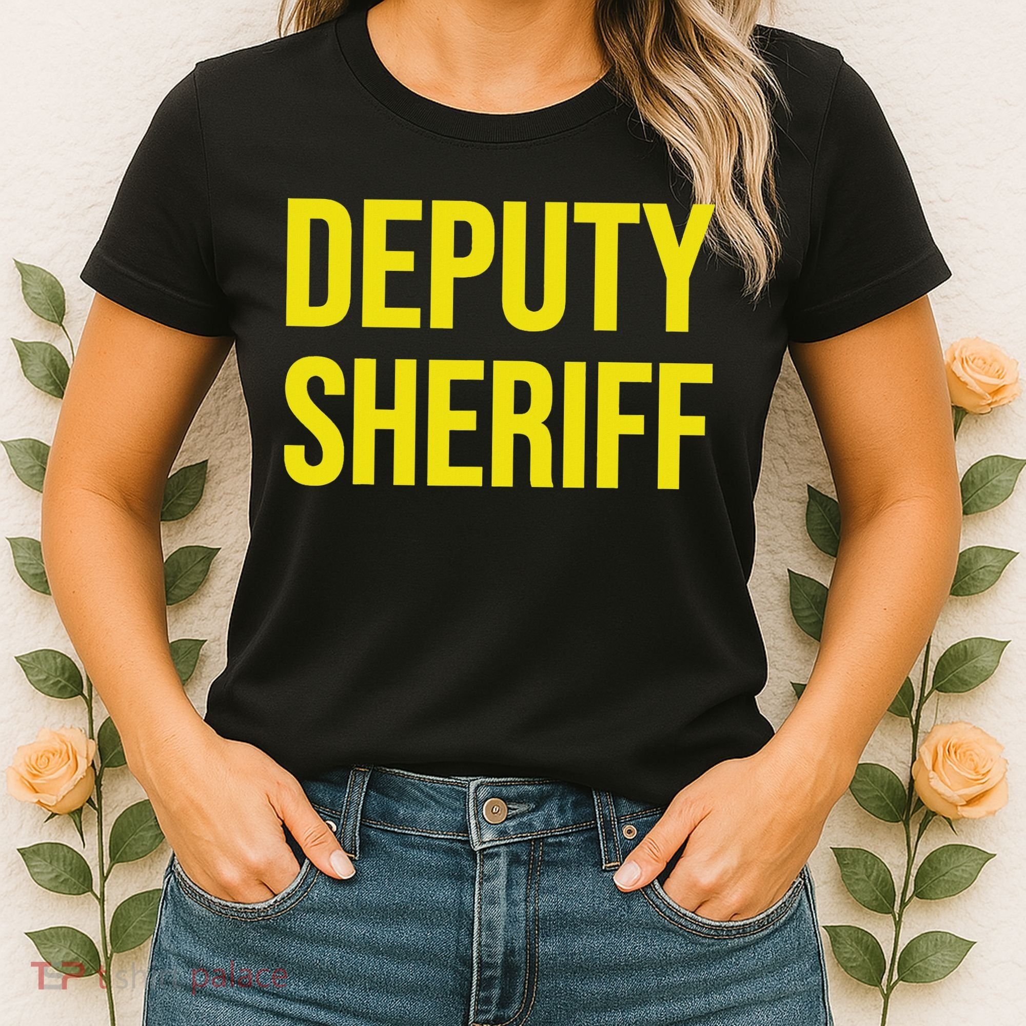 Deputy Sheriff Police Law Enforcement Uniform Costume Women's T-Shirt