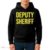 Deputy Sheriff Police Law Enforcement Uniform Costume Kids Hoodie thumb 4
