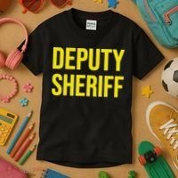 Deputy Sheriff Police Law Enforcement Uniform Costume Kids T-Shirt thumb 3