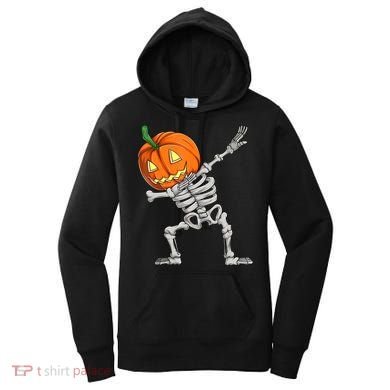 Dabbing Skeleton Pumpkin Boys Halloween Shirts, Dab Dance Women's Hoodie