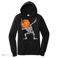 Dabbing Skeleton Pumpkin Boys Halloween Shirts, Dab Dance Women's Hoodie thumb 0