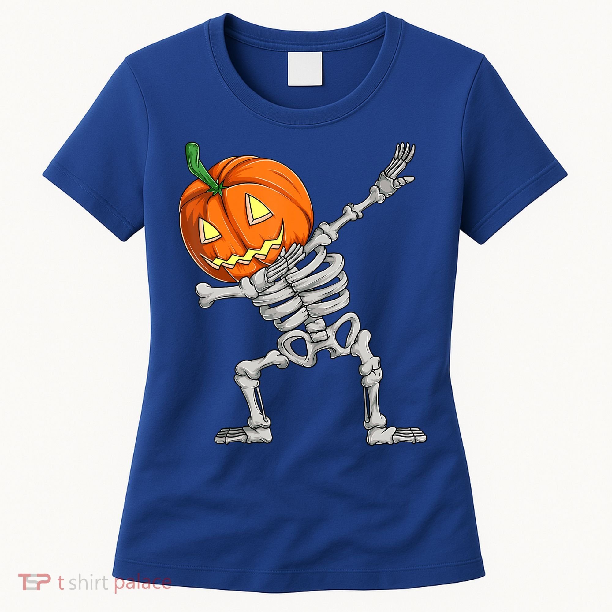 Dabbing Skeleton Pumpkin Boys Halloween Shirts, Dab Dance Women's T-Shirt