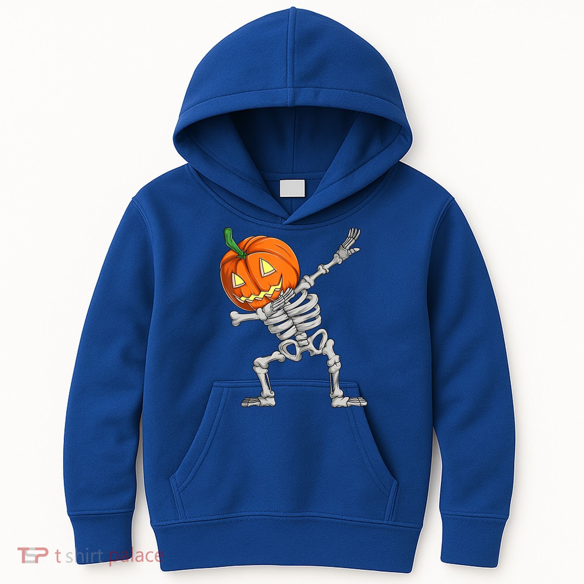 Dabbing Skeleton Pumpkin Boys Halloween Shirts, Dab Dance Kids Hoodie