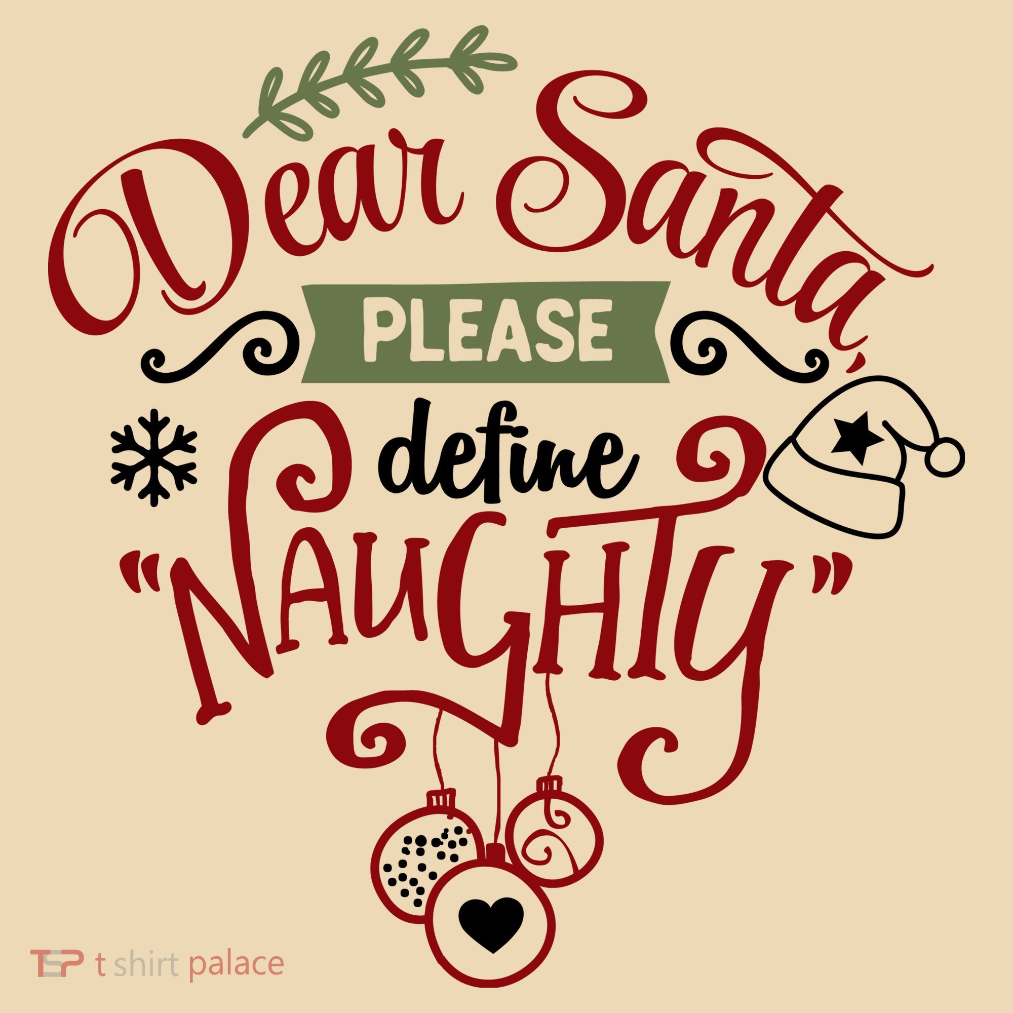 Dear Santa Please Define Naughty Funny Xmas Tote Bag