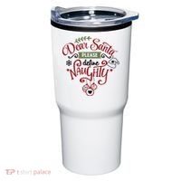 Dear Santa Please Define Naughty Funny Xmas Tumbler thumb 0