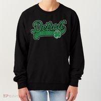 Detroit St. Patrick's Day Shamrock Saint Paddy's Irish Women's Sweatshirt thumb 0