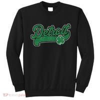 Detroit St. Patrick's Day Shamrock Saint Paddy's Irish Sweatshirt thumb 0
