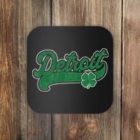 Detroit St. Patrick's Day Shamrock Saint Paddy's Irish Coaster thumb 0