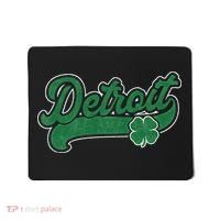 Detroit St. Patrick's Day Shamrock Saint Paddy's Irish Mousepad thumb 0
