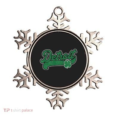 Detroit St. Patrick's Day Shamrock Saint Paddy's Irish Ornament