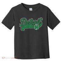 Detroit St. Patrick's Day Shamrock Saint Paddy's Irish Toddler T-Shirt thumb 0