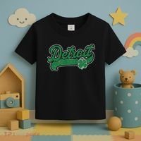 Detroit St. Patrick's Day Shamrock Saint Paddy's Irish Toddler T-Shirt thumb 3
