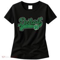 Detroit St. Patrick's Day Shamrock Saint Paddy's Irish Women's T-Shirt thumb 0