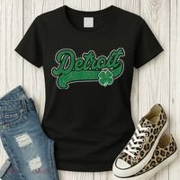 Detroit St. Patrick's Day Shamrock Saint Paddy's Irish Women's T-Shirt thumb 3