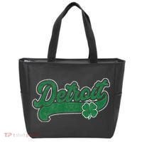 Detroit St. Patrick's Day Shamrock Saint Paddy's Irish Tote Bag thumb 0