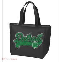 Detroit St. Patrick's Day Shamrock Saint Paddy's Irish Tote Bag thumb 3