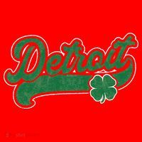 Detroit St. Patrick's Day Shamrock Saint Paddy's Irish Santa Hat thumb 1