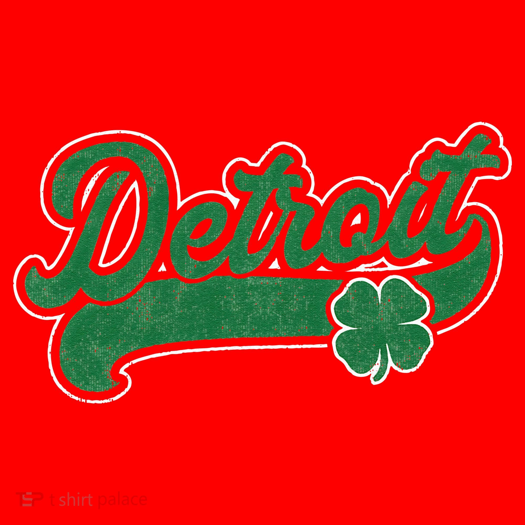 Detroit St. Patrick's Day Shamrock Saint Paddy's Irish Santa Hat