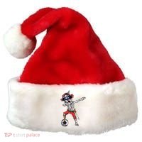 Dabbing Skeleton Pirate Soccer Ball Halloween Costume Day Santa Hat thumb 0