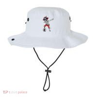 Dabbing Skeleton Pirate Soccer Ball Halloween Costume Day Bucket Hat thumb 0
