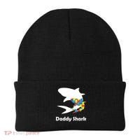 Daddy Shark Puzzles Autism Awareness Beanie thumb 0