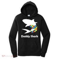 Daddy Shark Puzzles Autism Awareness Women's Hoodie thumb 0