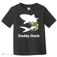 Daddy Shark Puzzles Autism Awareness Toddler T-Shirt thumb 0