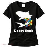 Daddy Shark Puzzles Autism Awareness Women's T-Shirt thumb 0