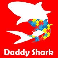 Daddy Shark Puzzles Autism Awareness Santa Hat thumb 1