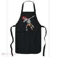 Dabbing Skeleton Pirate Halloween Kids Jolly Roger Pirate Apron thumb 0