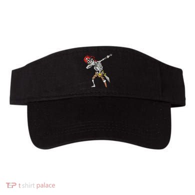 Dabbing Skeleton Pirate Halloween Kids Jolly Roger Pirate Visor
